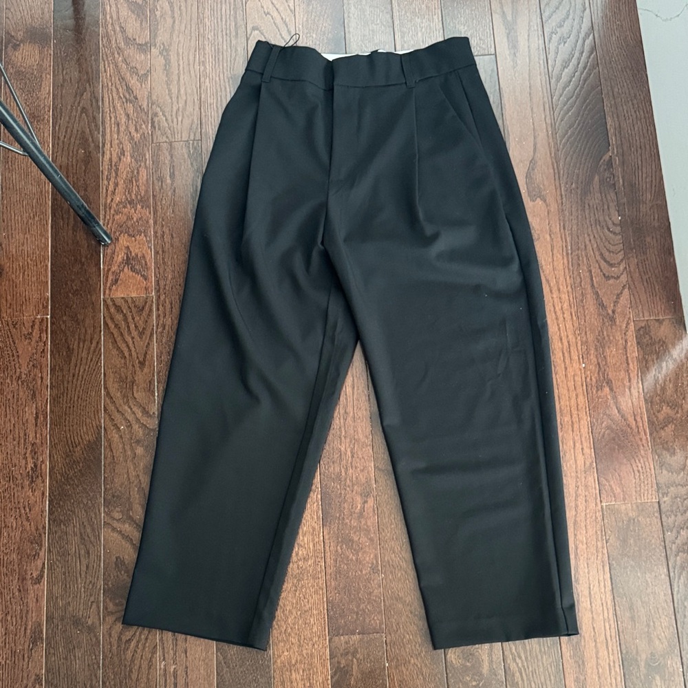 Zara women’s Black Pleated Dress Trousers